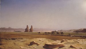 Die Ebene von Theben in Oberägypten, 1857